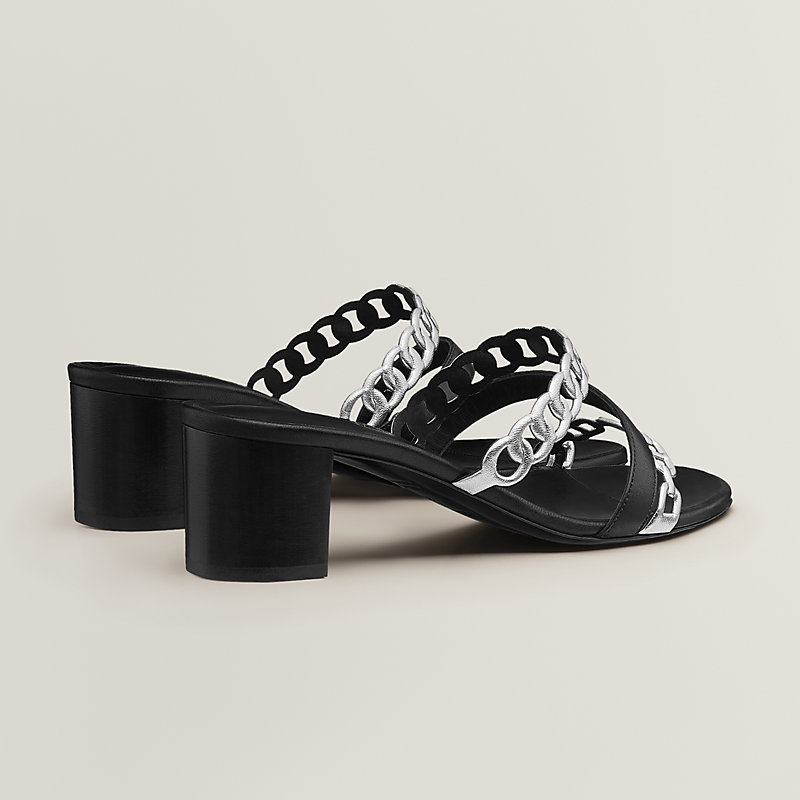 【Hermes】 正規品★ (W)  Sandal & Noir Hermes Women's Empire Sandal 